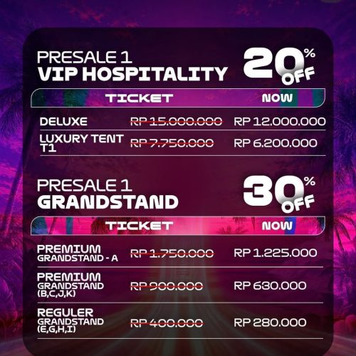 ticket price - discount